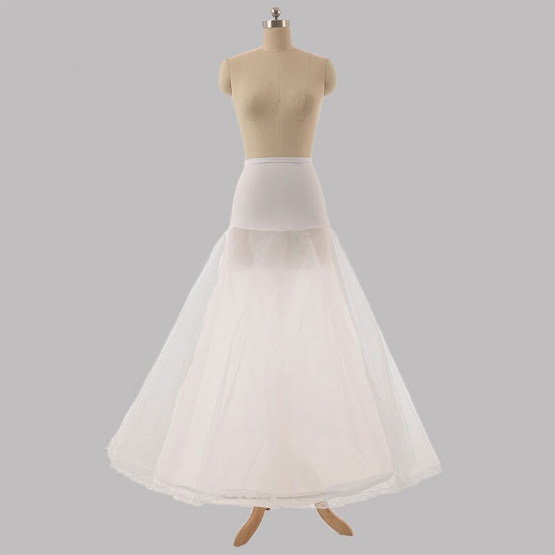 Lange Tule Bruiloft Petticoat Zwart EEN Lijn Goedkope Bridal Onderrok Enaguas Para Vestidos De Novia