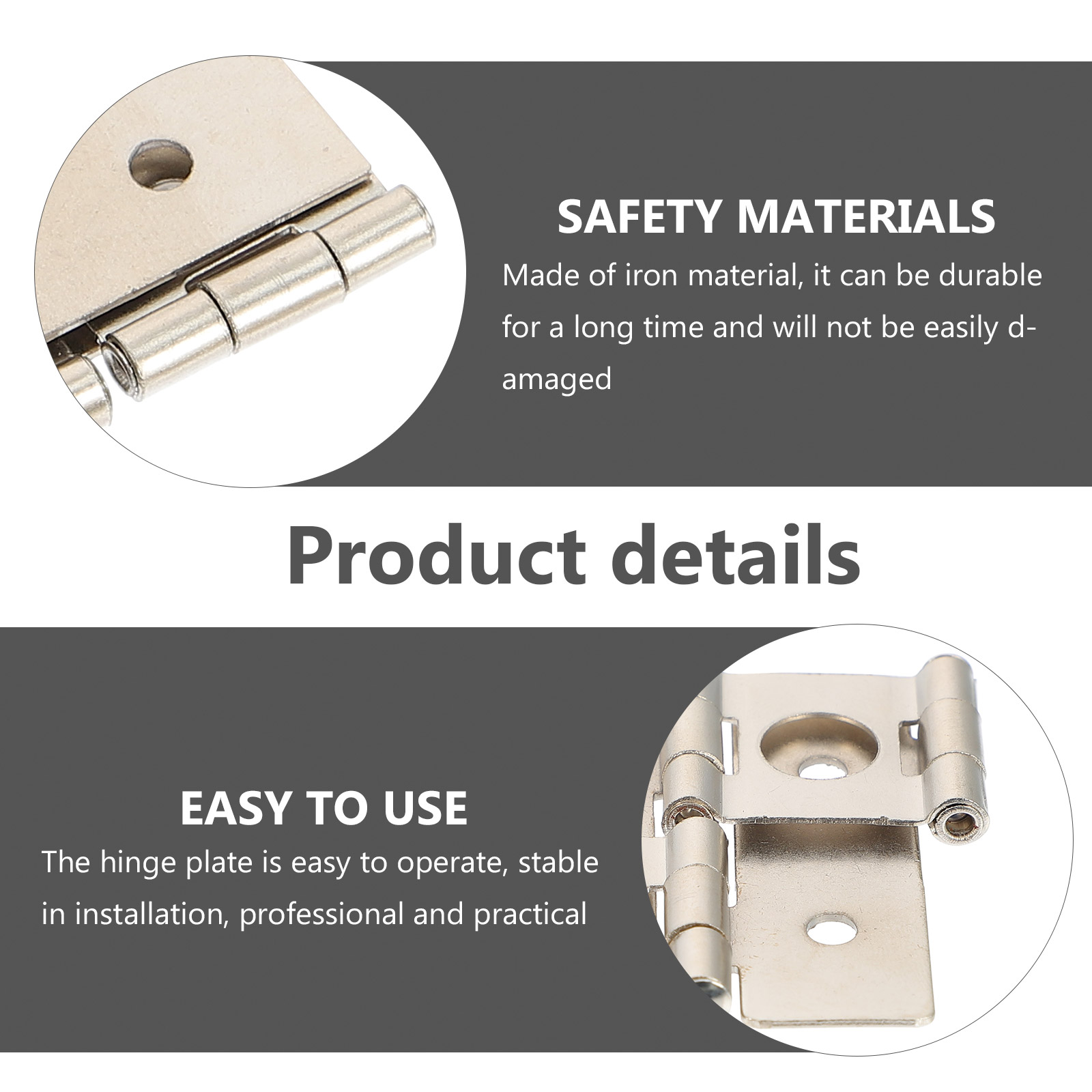 10pcs Double Acting Hinge Oil Iron Door Hinge Gate Corner Cabinet Hinges