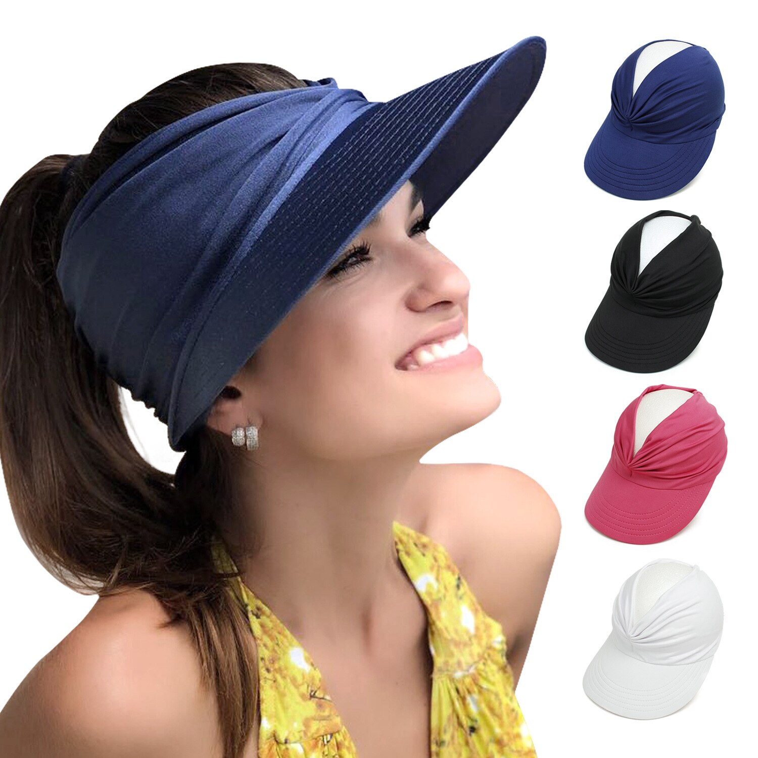 Ultraviolet-proof Sunshade Hat for Women's Outdoor Trend In Spring and Summer Empty Top Hat Big Brim Hat