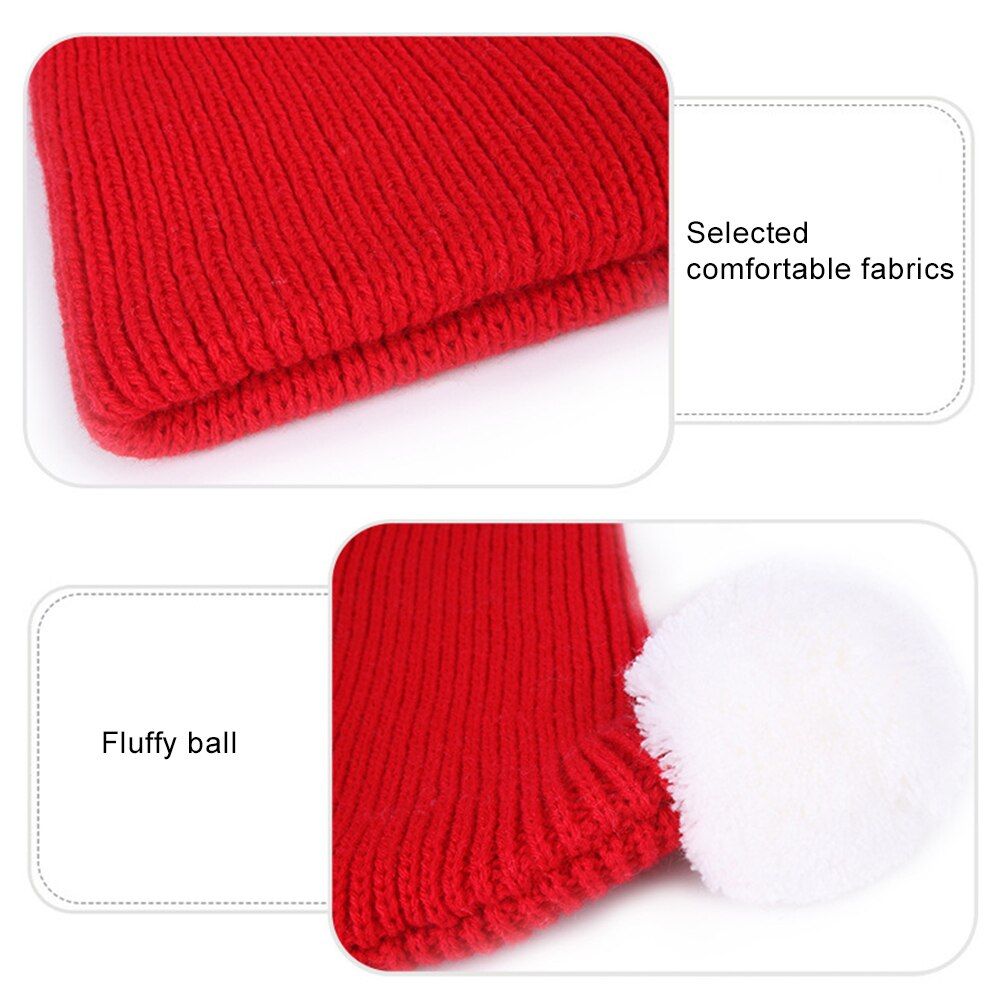 Gorro de invierno cálido para perro animal Halloween gatito tejido gorro de Gorro de Navidad