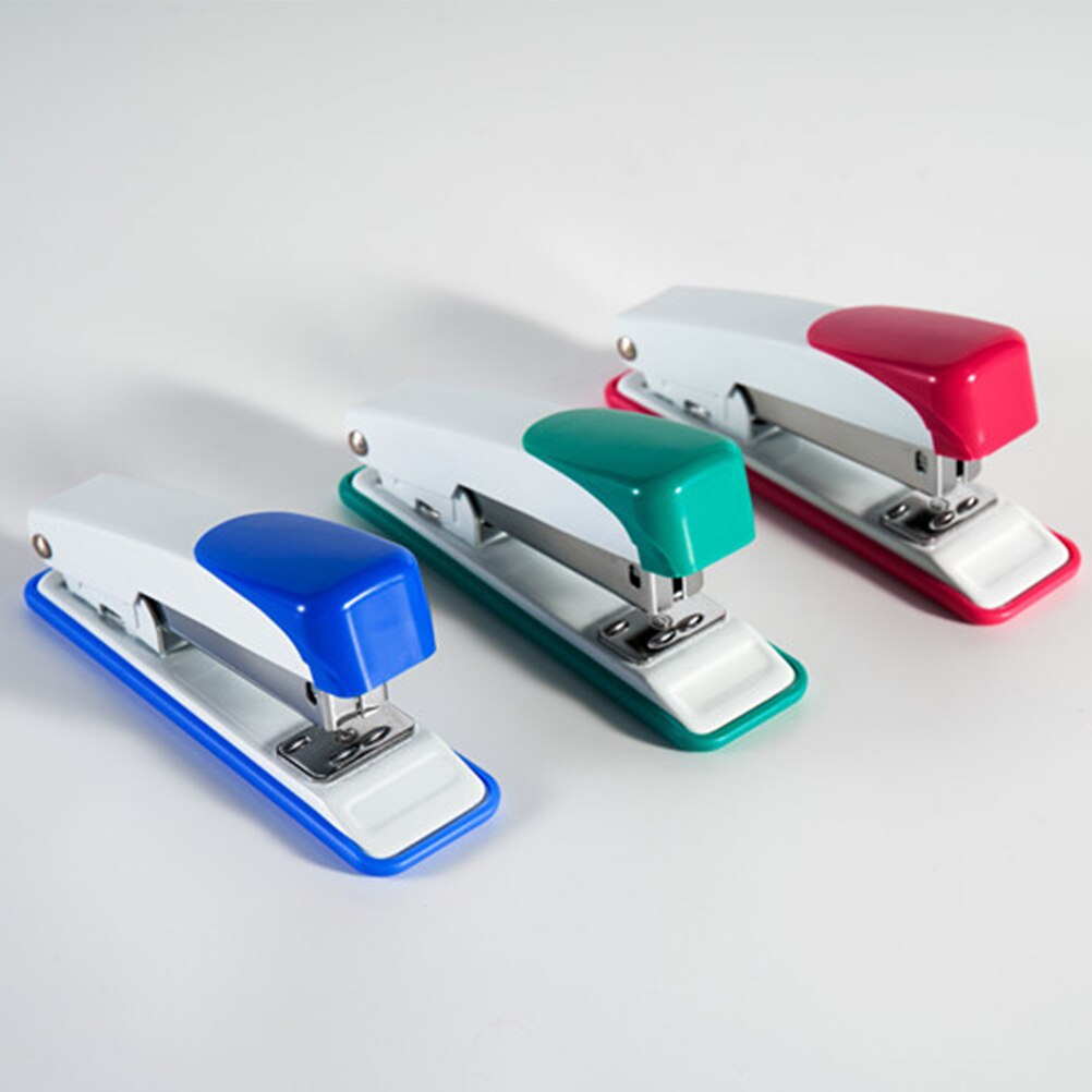 2Pcs Standard Staplers Metal Staplers for Desk School Office Home Stapler Stapling Tool