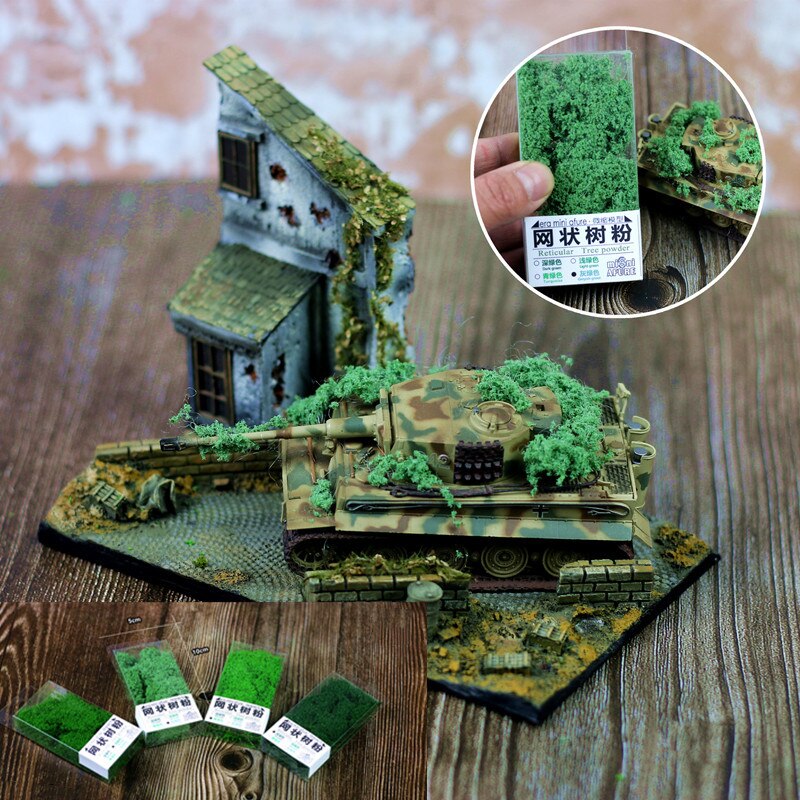 1Pc 20g Tree Model Train Railway Simulation Scene Model Sand Table Model DIY Material