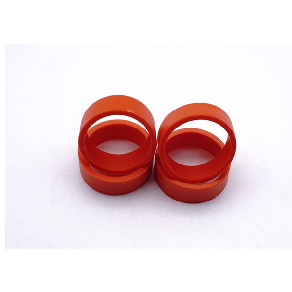 self-made tamiya mini 4wd tires rubber thin tires large size 1.8mm thickness medium size 2.0mm thickness more color 1set: orange large size