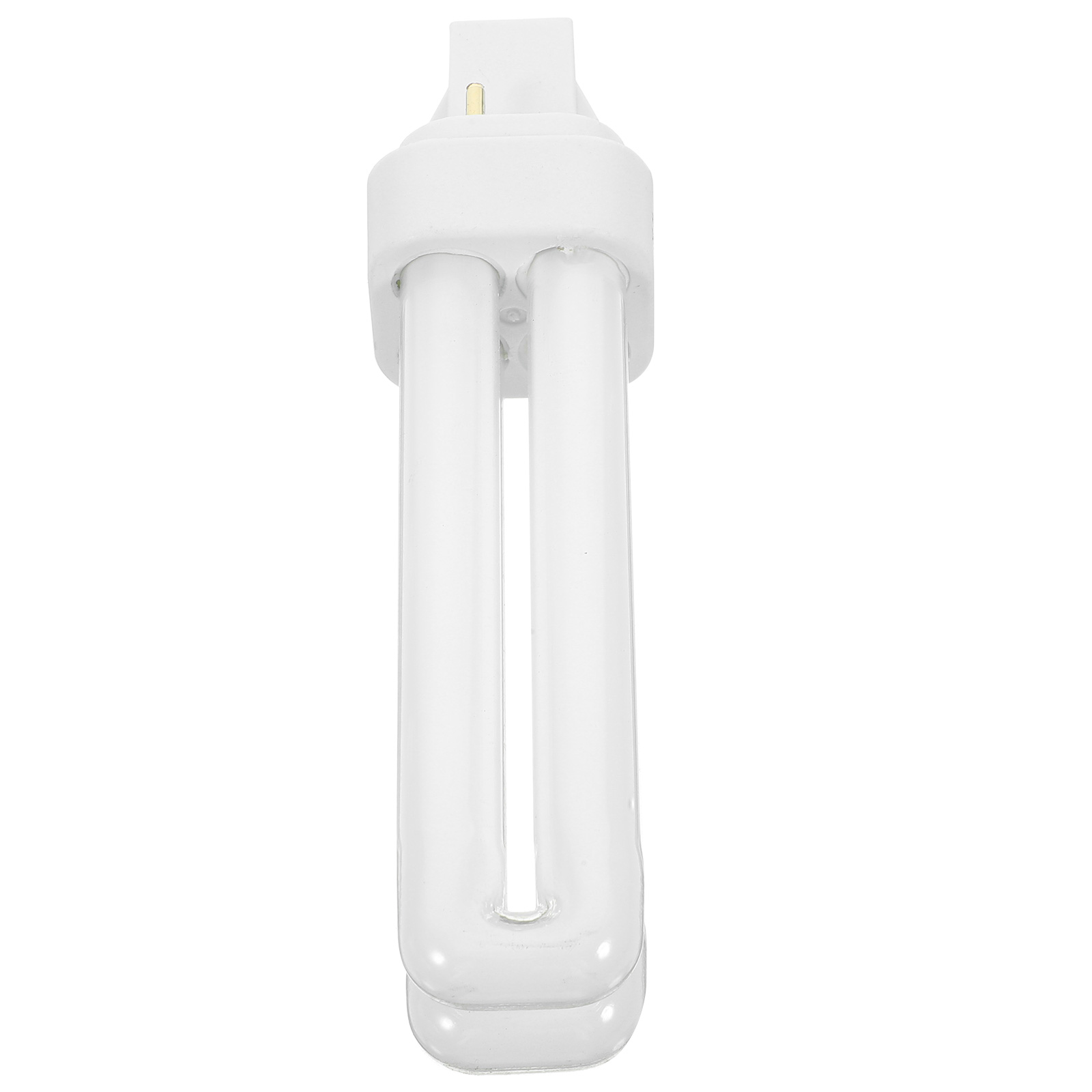 4 Saving Lamp Bulb Double Tube Fluorescent Compact Bulbs Fluorescence 13W Glass Plug LED Light 2 Pin