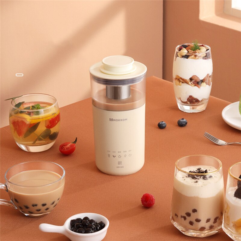 Portable Electric Coffee Maker Multifunctional Milk Tea Machine Automatic Milk frother Home and kitchen Blender Tea maker 220V