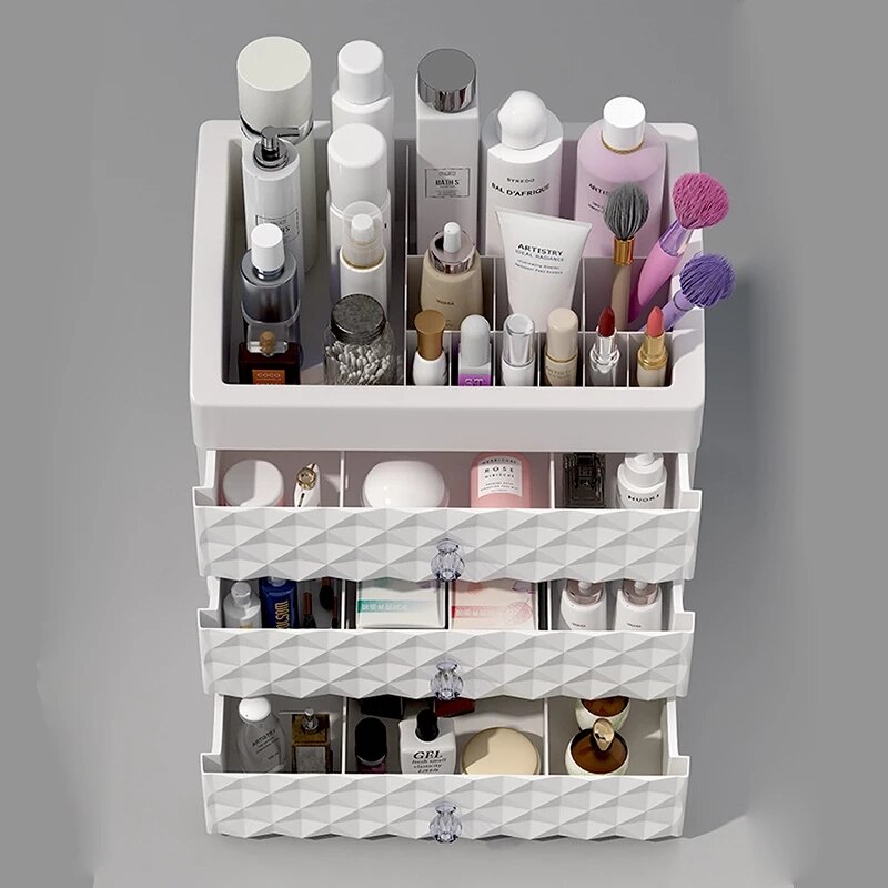 Cosmetic Organizers Drawer Makeup Organizer Cosmetic Case Waterproof Jewelry Box Beauty Skin Care Home Storage Box