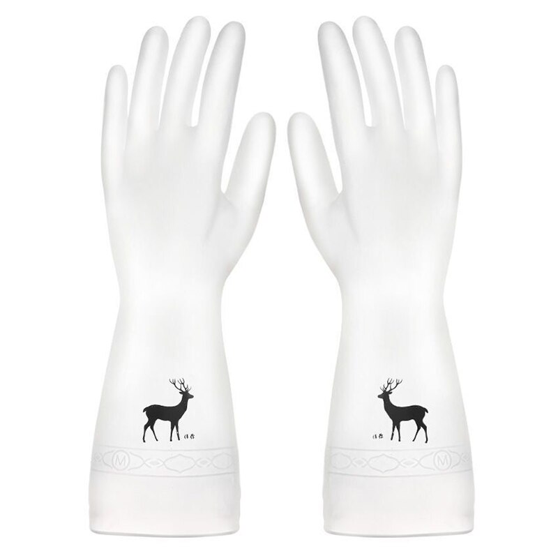 3 Pair kitchen dish washing gloves household dishwashing gloves rubber gloves for washing clothes cleaning gloves for dishes: COLOUR 8 / S 3 Pair