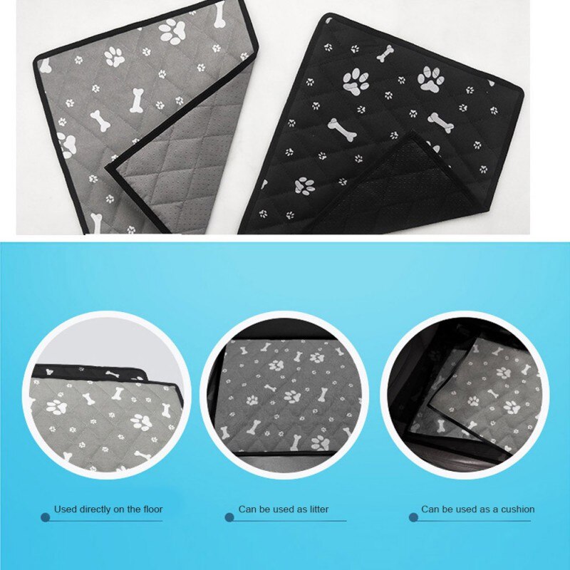 Praktische Hundetoilette - Waschbare Pipi-Unterlage Für Welpen & Erwachsene Hunde, 50x70cm, Saugstark & Rutschfest
