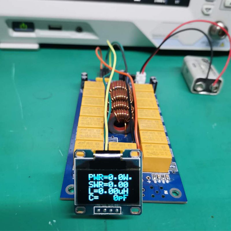 100W OLED ATU100 automatic antenna tuner DIY KITS 1.8-50 MHz 0.96 inch