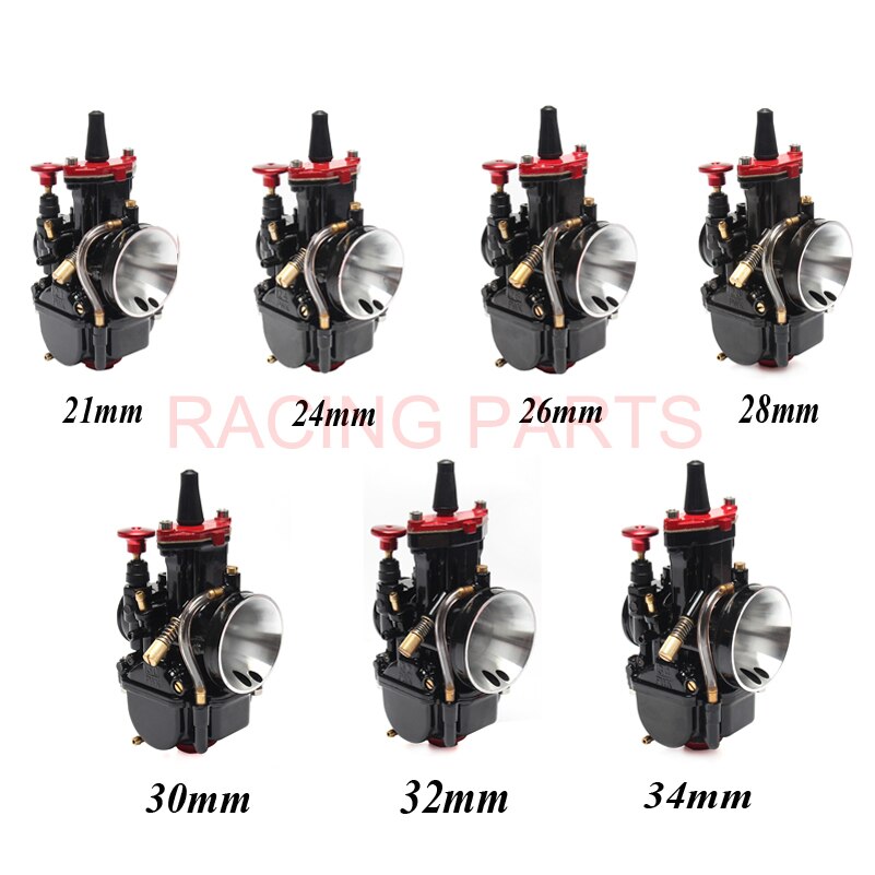 Carburador Universal PWK de 21, 24, 26, 28, 30, 32 y 34mm para motocicleta, ATV, Quad, Dirt bike