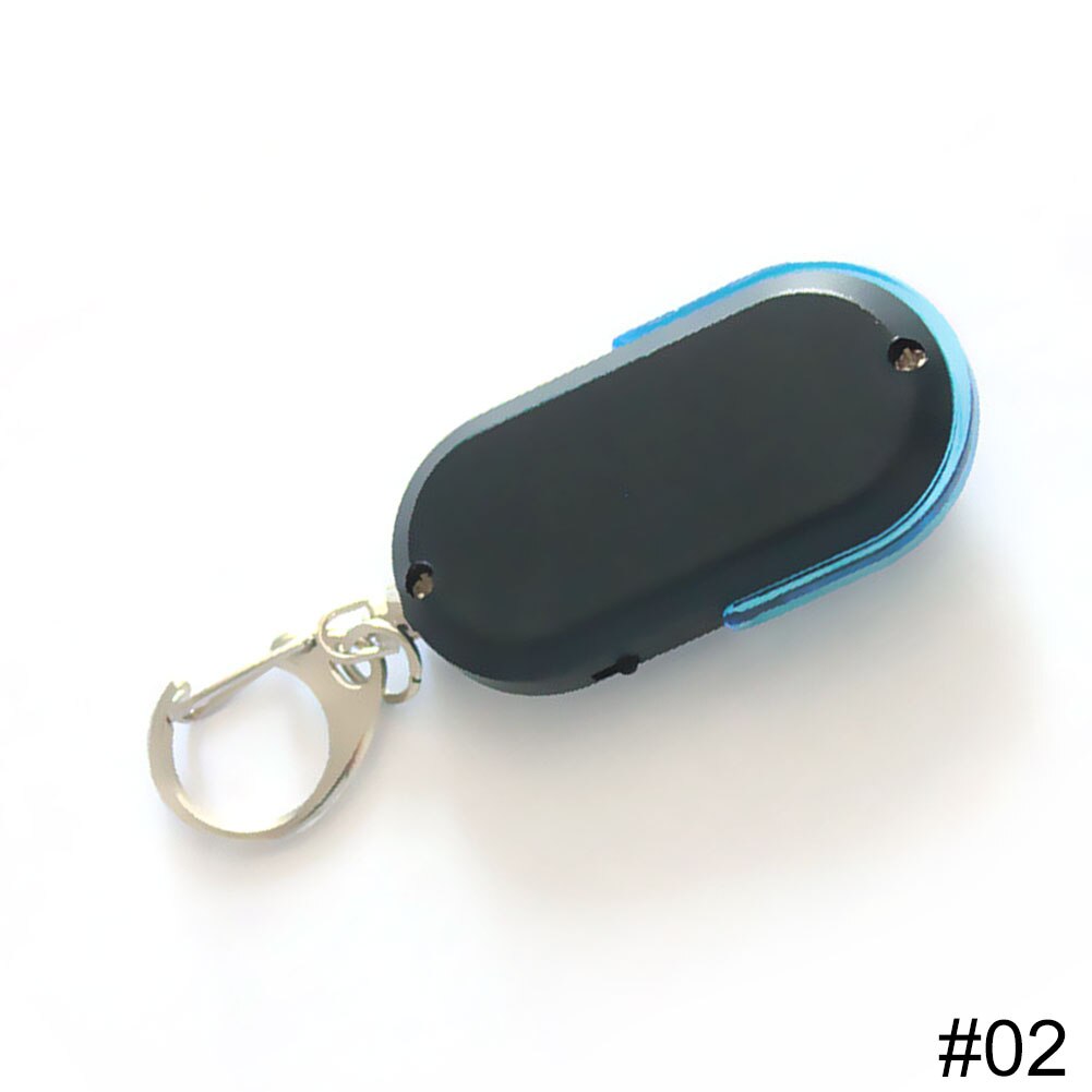 Mini Smart Anti Lost Alarm Wallet Phone Key Finder Locator Keychain Whistle Sound With LED Light Anti Lost Key Finder Sensor: Blue