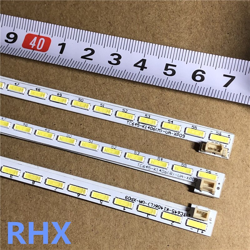 3PCS /lot JL.E65E4720-32BA TC645-K1406-UA-XP09 TC645-K1406(L)-UA- XP09 TC645-K1406(R)-UA- XP09 56LEDS 477MM