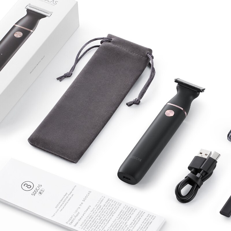 SOOCAS ET2 golarka elektryczna maszynka robić golenia maszyna robić golenia brody maszynka na akumulator trymer robić brody grzebień robić włosów robić golenia golarka dla mężczyzn