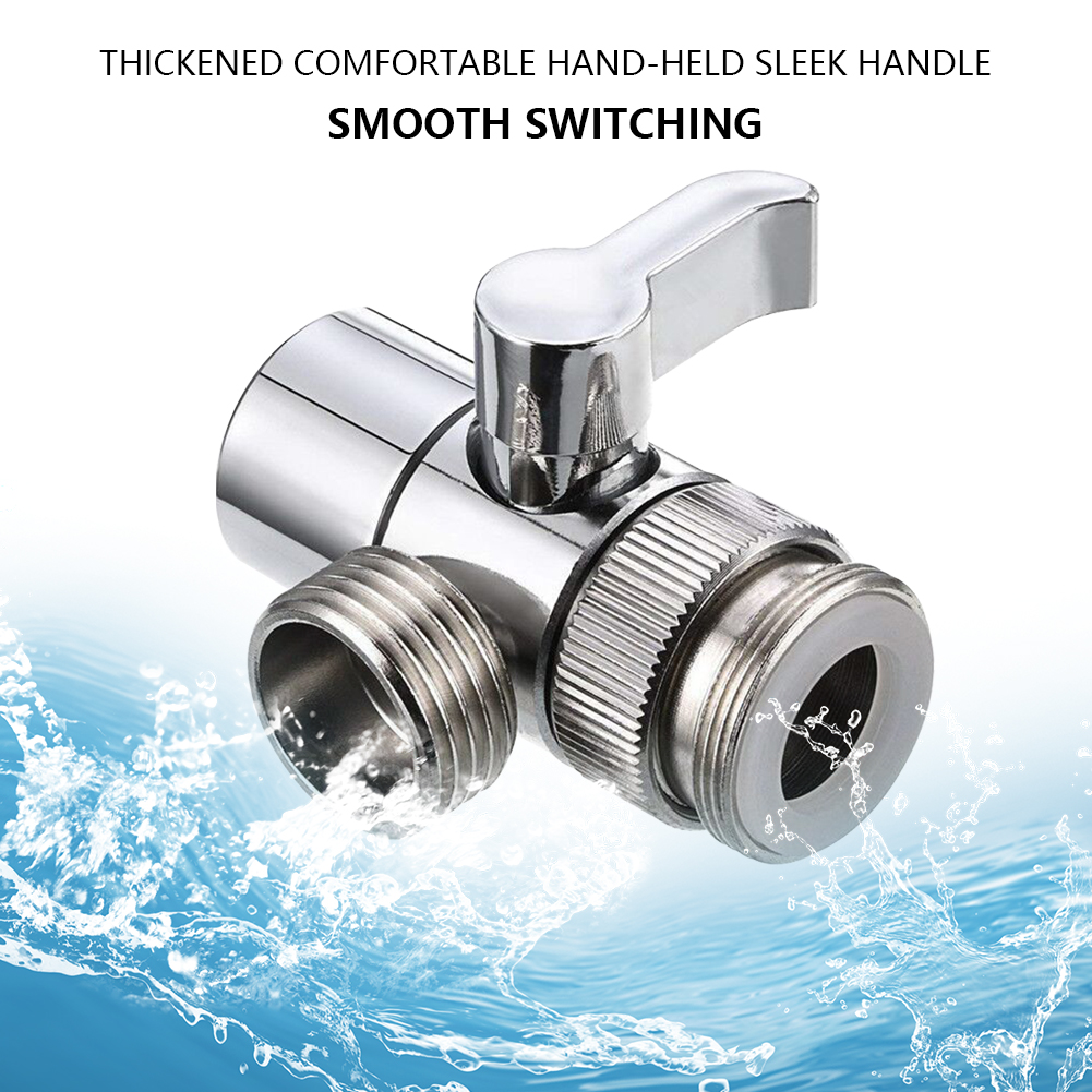 1-10PCS Switch Faucet Adapter Kitchen Sink Splitter Diverter Valve Water Tap Connector Separator For Sink Toilet Bidet Shower
