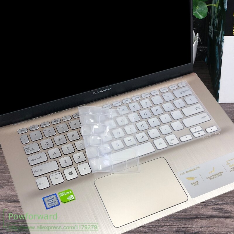 Laptop Keyboard Cover - Ultra-thin Silicone Skin for Asus Vivobook 14 X420 Series - Waterproof & Dustproof