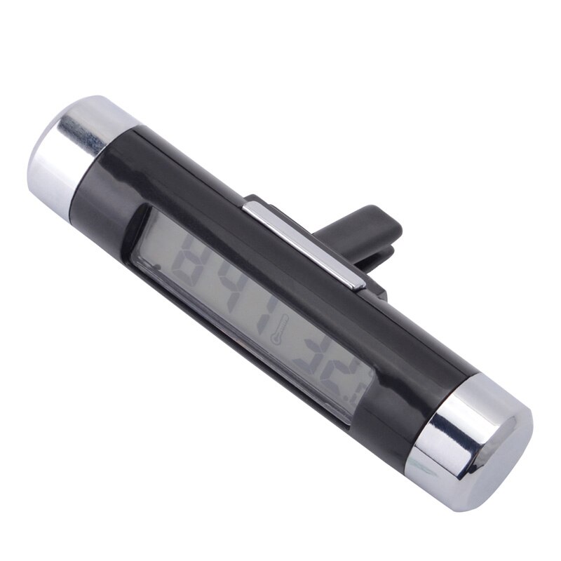 Horloge thermomètre numérique lcd 2 in en 1 avec clip pour citroën  c4 c2 c5 c3 ds ds5 ds6 ds7 spacetourer