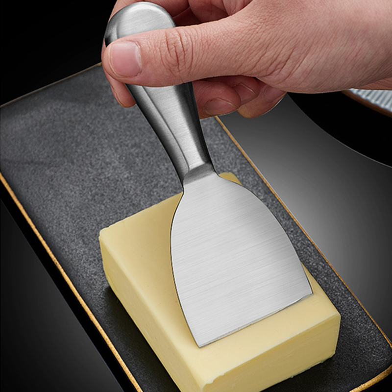Couteau coupe-beurre en acier inoxydable, ensemble de couverts à poignée creuse, couteau de cuisine, râpe créative, spatule, outils de cuisson