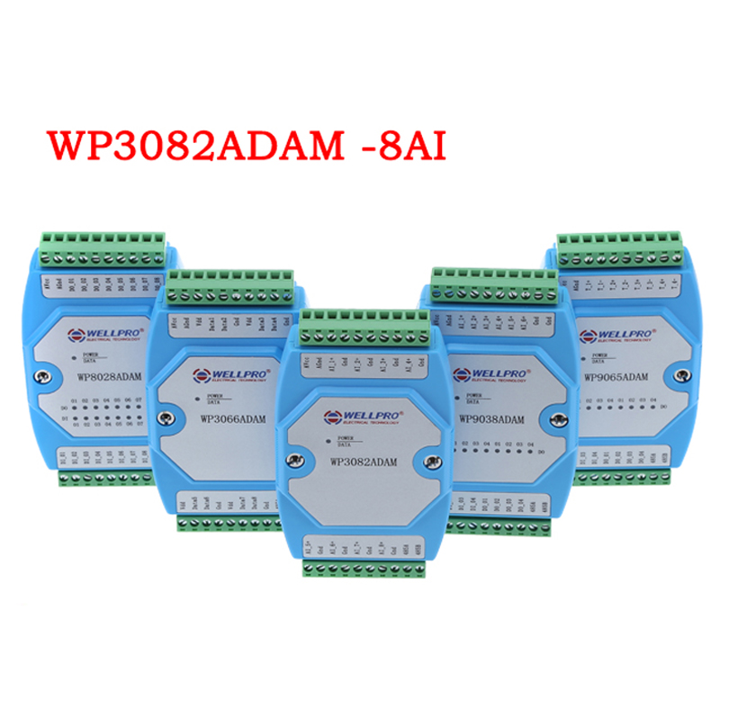 0-20MA / 4-20MA analog input module current acquisition MODBUS communication-WP3082ADAM