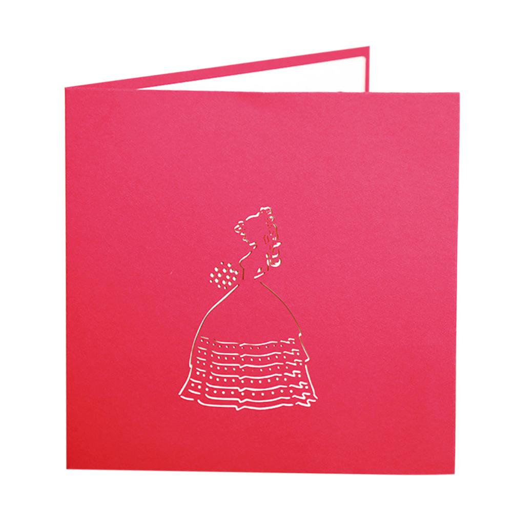 3D Pop up Card Wedding Cherry Tree Invitations Cards Valentine Day Postcard Wedding Invitation Greeting Cards Anniversary: style 03