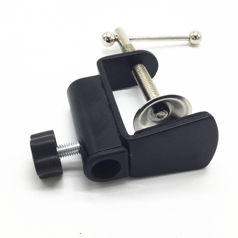 Aluminum Alloy Cantilever Bracket Clamp with 12MM Hole Diameter and Non-slip Mat for Mic Stand