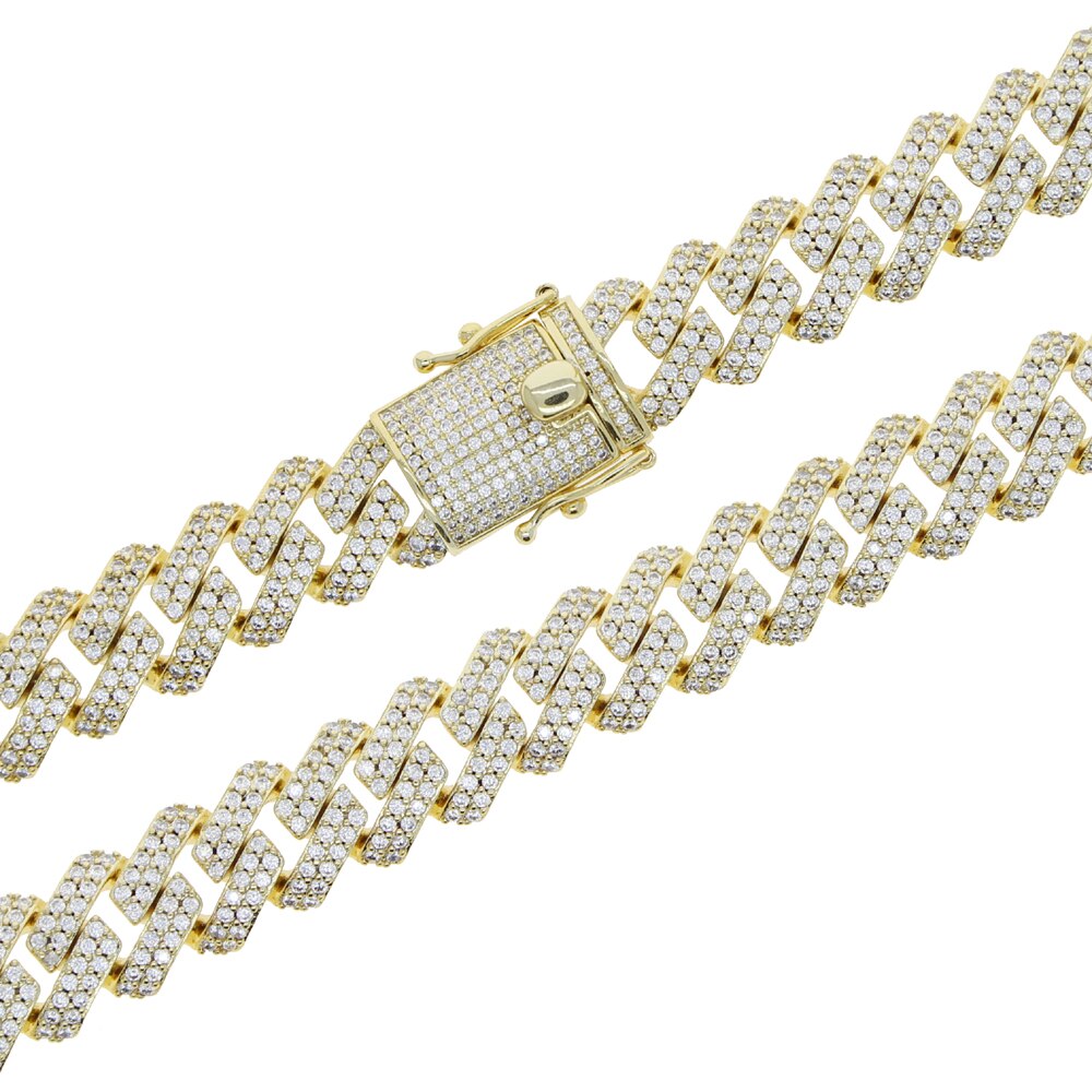 Parking Cz Baguette Anklet Hip Hop Punk For Wonem Jewelry 12mm Iced Out Cubic Zircon Miami Curb Cuban Link Chain Anklets