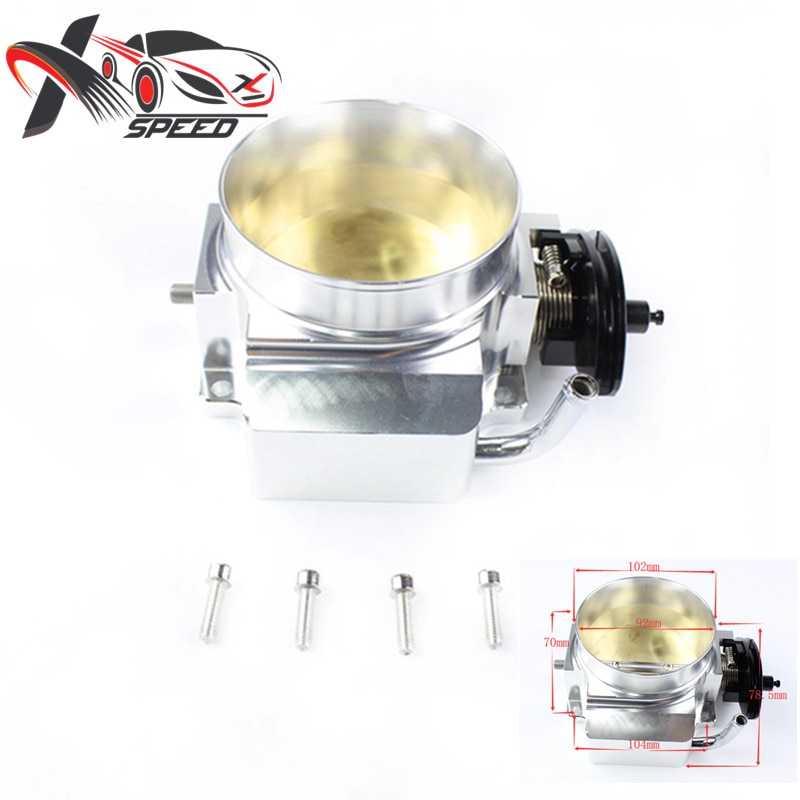 For LS1 92mm Throttle Body V8 Aluminum With High Performance Enlarged Intake Manifold