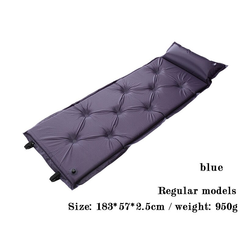 outdoor thick 5cm automatic inflatable cushion pad outdoor tent camping mats Beach Single double can be spliced inflatable bed