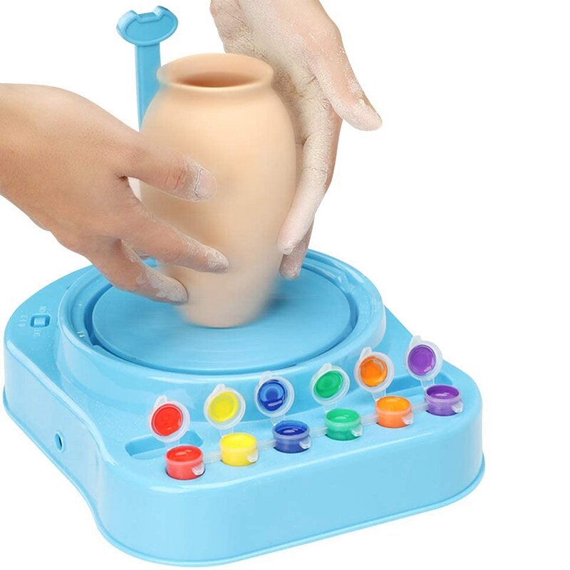 Clay Pottery Wheel Craft Kit Ceramic Machine Without Clay for Kids and Beginners