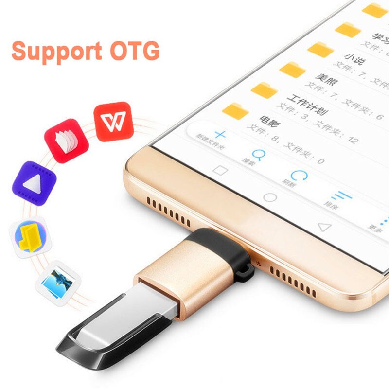Neue USB-C USB 3,1 Typ C Stecker Auf USB 3,0 Weibliche Daten OTG Konverter Adapter Handy Adapter Konverter