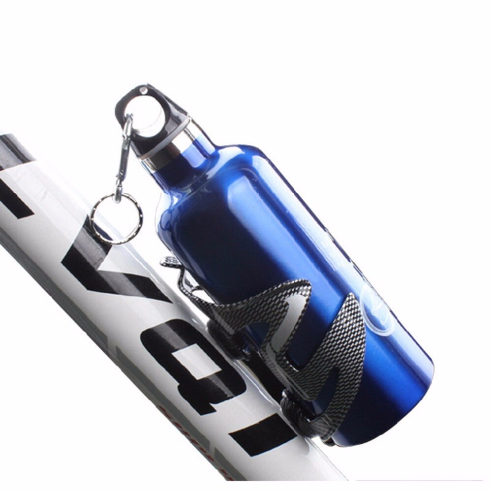 Porte-bouteille Carbone T700 - 18 G - Tissage 3K - Ouverture Latérale Droite - Diam. 72-74 Mm - Entraxe 65 Mm - Pour VTT Et Route