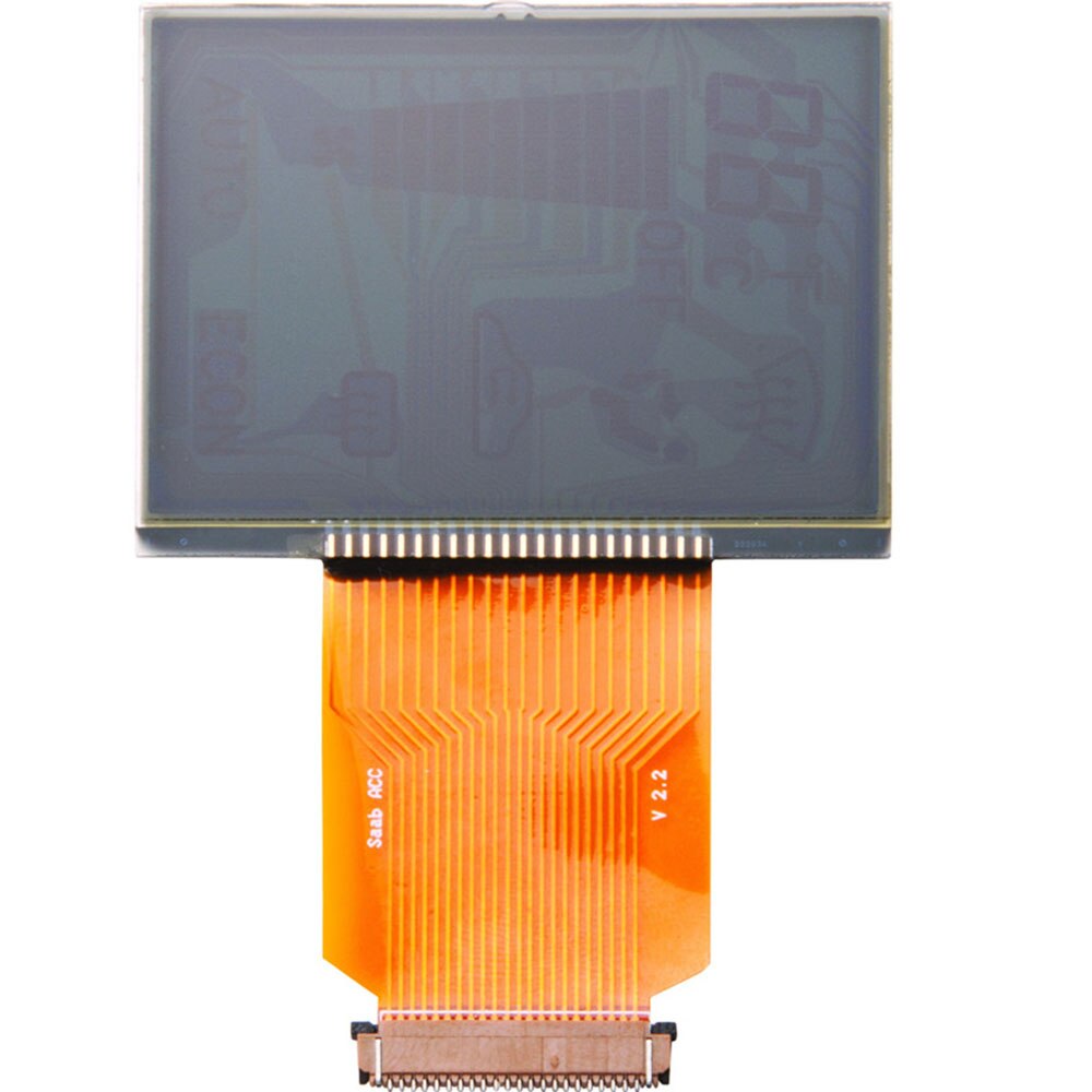 Automatisk klimatkontroll luftkonditionering lcd -skärm accepixel reparation av bandkabelbyte för saab 93 9-3 1999-2003