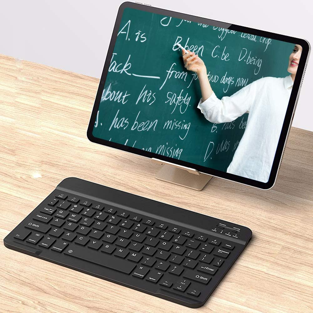 10 Inch Mini Bluetooth Keyboard for tablet Wireless Keyboard For Ipad pro / IPhone Laptop Rechargeable For Xiaomi/Samsung/Huawei