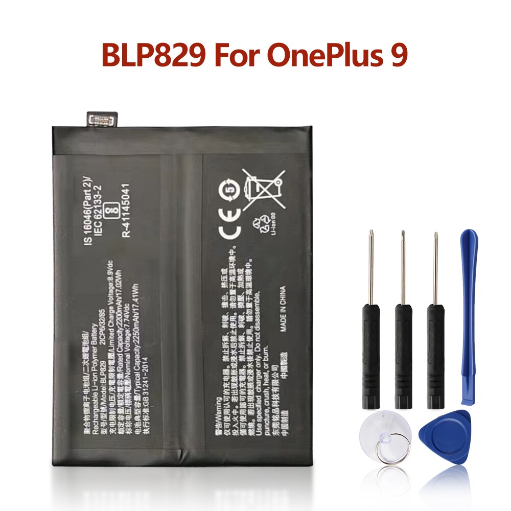 Original Replacement Battery For OnePlus 8 8Pro 8T 9 9Pro OnePlus Nord N10 Nord N100 BLP761 BLP759 BLP785 BLP813 Phone Battery: For OnePlus 9