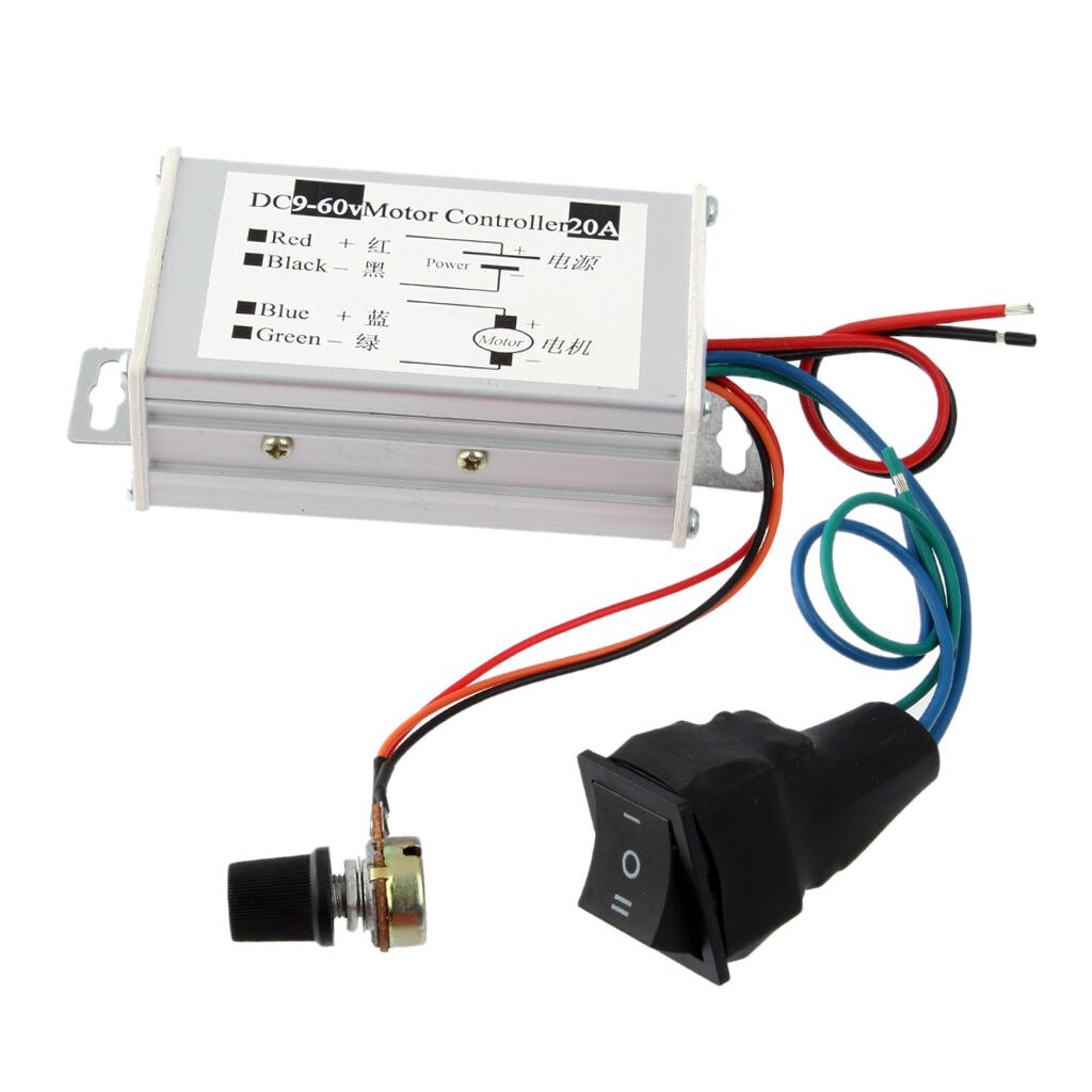 DC SoftStart Reversible Motor Speed Control PWM Controller 12V 24V 36V 48V