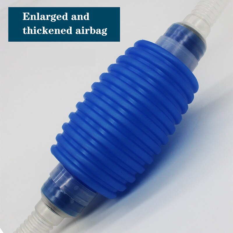 Aquarium Gravel Cleaner Siphon Fish Tank Vacuum Cleaner with Fishing Net Long Nozzle Water Flow Controller