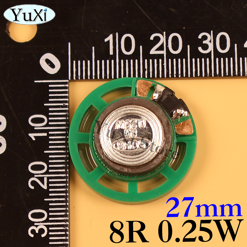 1pc hornhøjttalere 0.25w 0.5w 8r 16r 32r højttalerdiameter 20mm 21mm 23mm 27mm 29mm 36mm 40mm 8 ohm 16 ohm 32 ohm højttaler: Lyserød