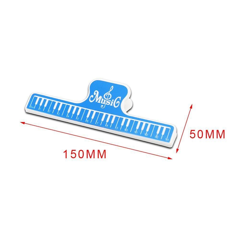 1 Pieces 15cm Plastic Piano Sheet Music Fixed Clip Book Musical Violin Holder Instrument Pianist Paper Guitar Accessories Z0J9