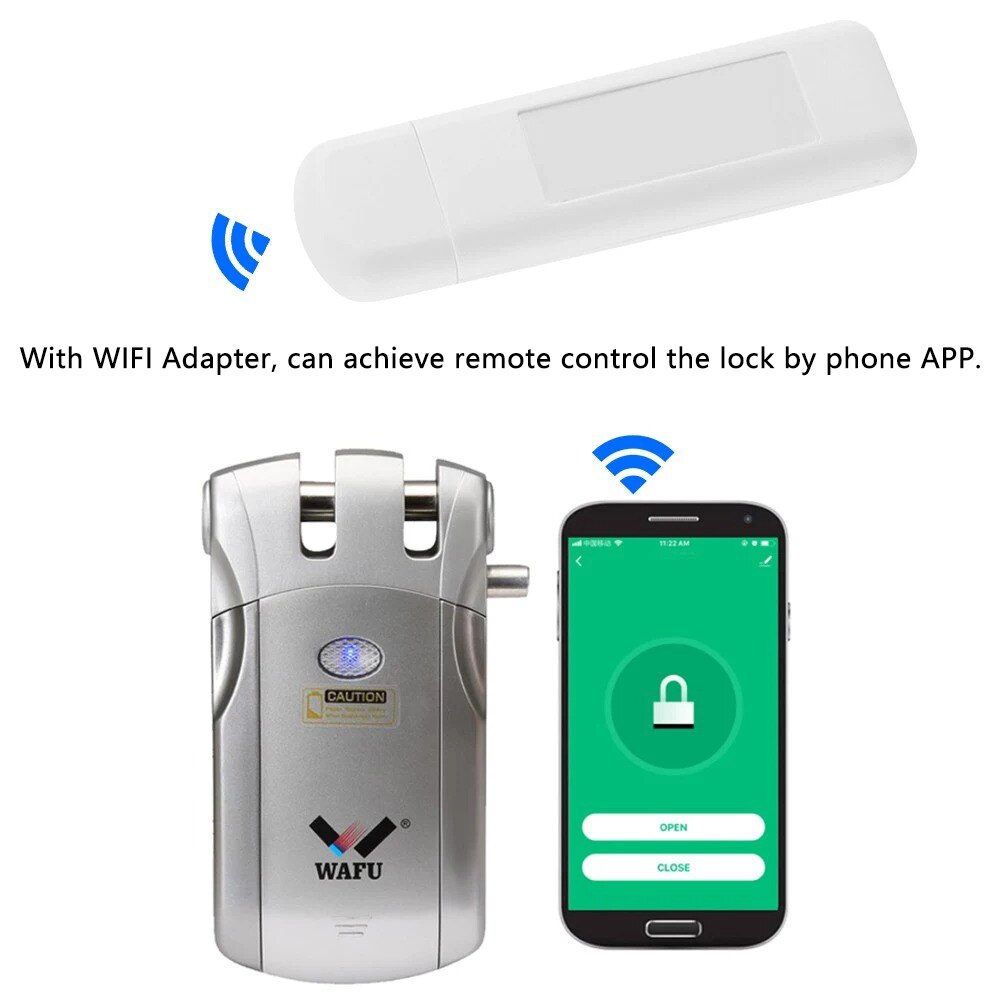 Adaptador WIFI para cerradura de puerta Invisible Wafu