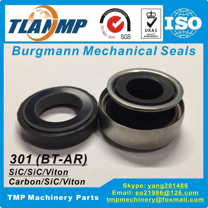301-25L (BT-AR-25L) , 301-25 L, soffietto in gomma TLANMP Tenute Meccaniche (d3 = 47 millimetri, d7 = 50mm)| Equivalente a Burgmann Sigilli BT-AR