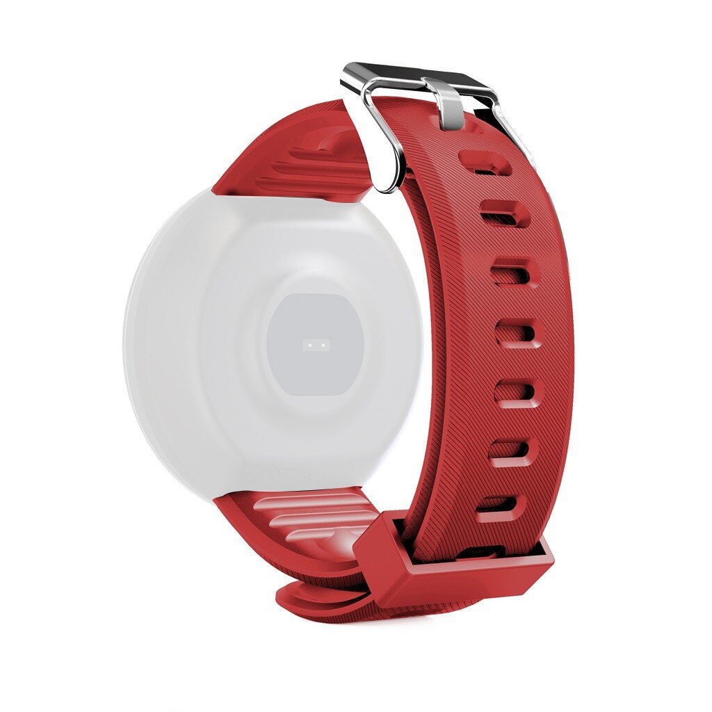 50 # D18 Intelligente Della Vigilanza Donne Degli Uomini di Pressione Sanguigna Rotonda Smartwatch Impermeabile di Sport Intelligente Orologio Inseguitore di Fitness Per Android Ios: Red Strap