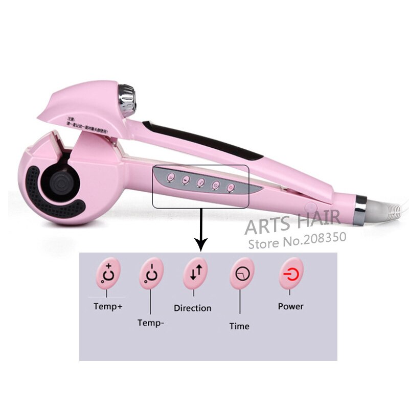 Automatische haarstoom krultang keramische krultang salon roterende styling stoomapparaat spray krul spiraal spray krultang