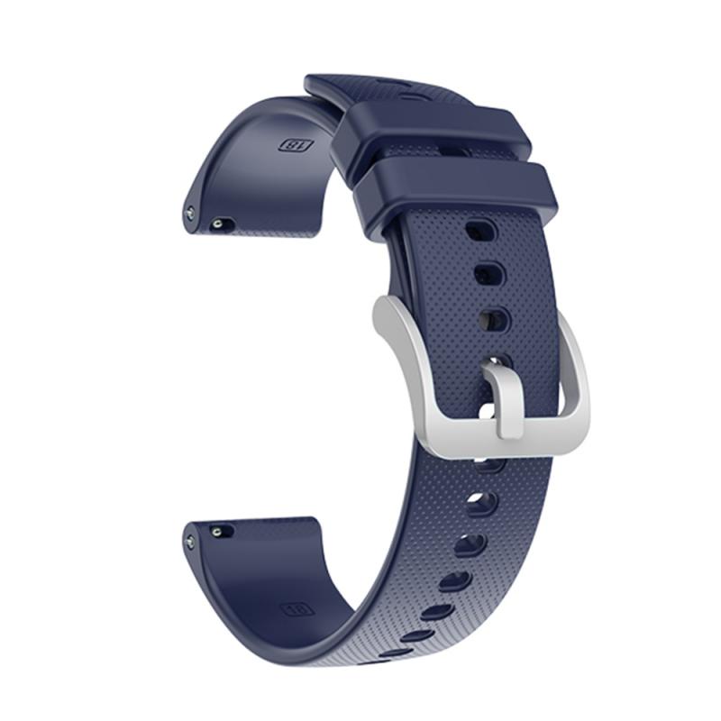Voor Garmin Vivoactive 4S/Vivomove 3S Siliconen Zilveren Gesp Riem Vervanging Horlogeband 18Mm Modieuze: 09