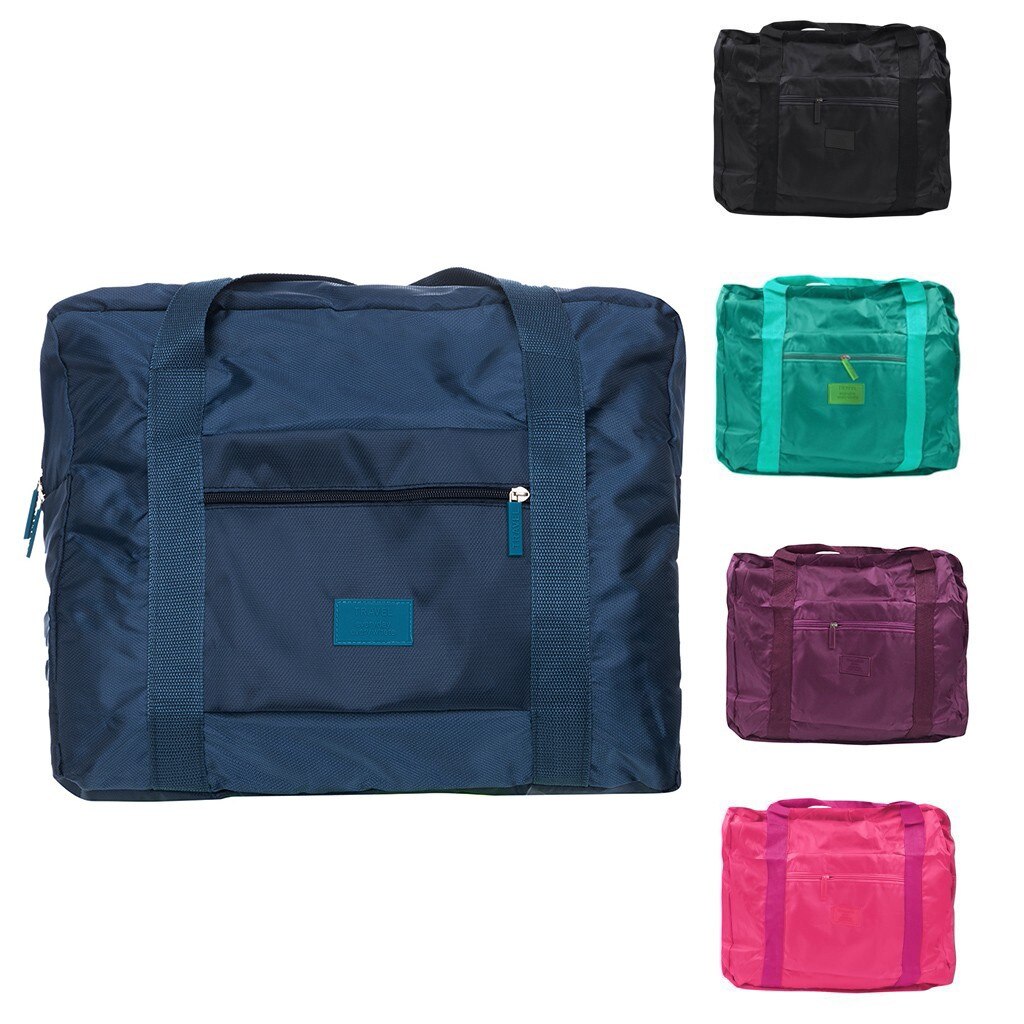 Kvinder foldbar vandtæt rejsehåndtaske kuffert opbevaringspose stor kapacitet skuldertasker rejsetaske bolsas #yj