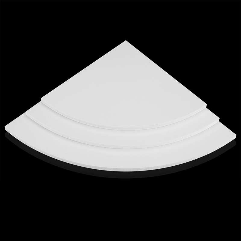 3Pcs Floating Corner Shelf Wall-Mounted Storage Rack Bookshelves Home Wall Furniture Office Decor