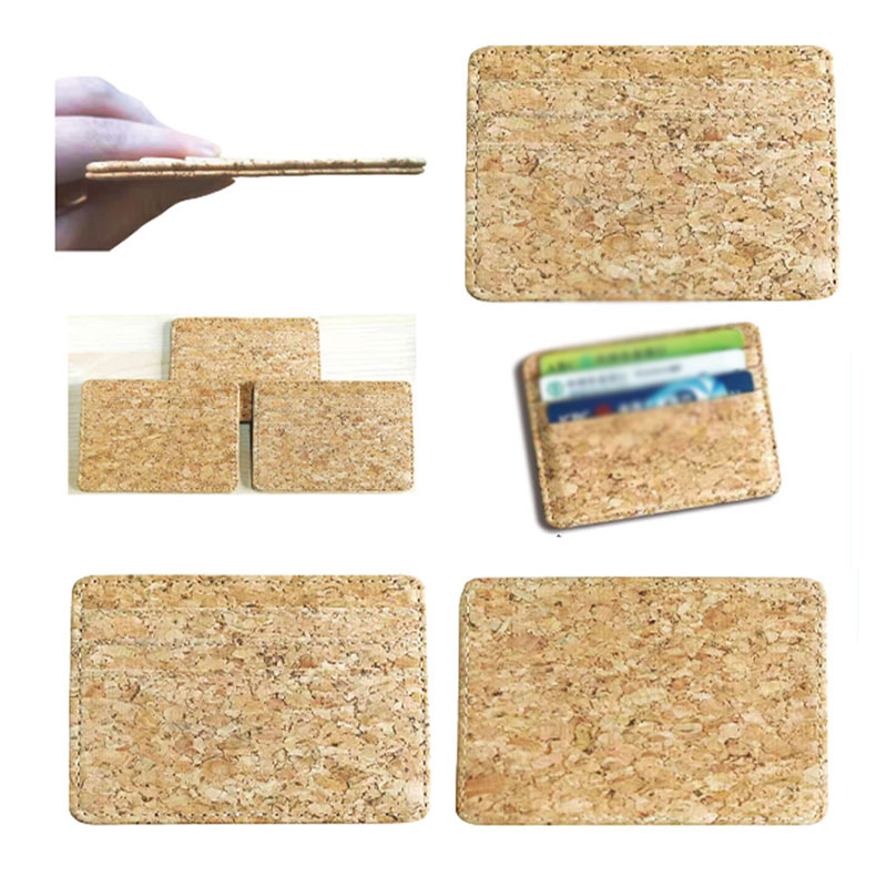 Kurk Graan Pu Kaarthouder Kleine Mini Credit Card Case Heren Ultra-Dunne Eenvoudige Kaarthouder Case Mannelijke zaken Id Credit Card Case