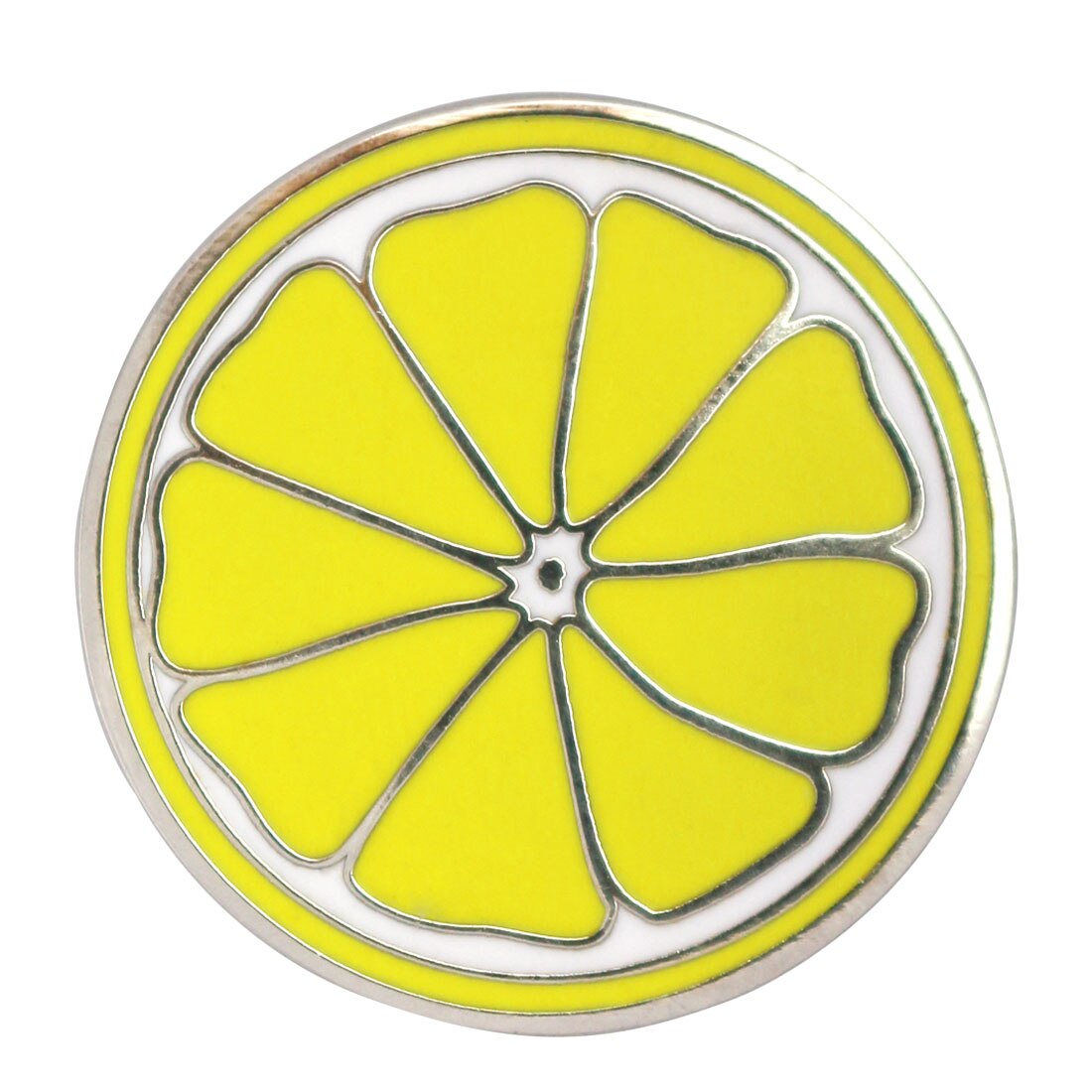 Pinmei golfbalmarkeringen emitteren hard geëmailleerd fruit golfmarkers niet-magneetmarkers eenvoudig te bevestigen aan golfdoppen, clips, verpakking van  of 5