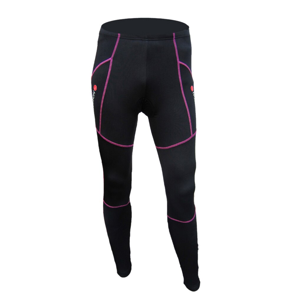 Womens Fietsen Panty Winter Thermische Koude Dragen 3D Gevoerde Legging Fietsen Broek
