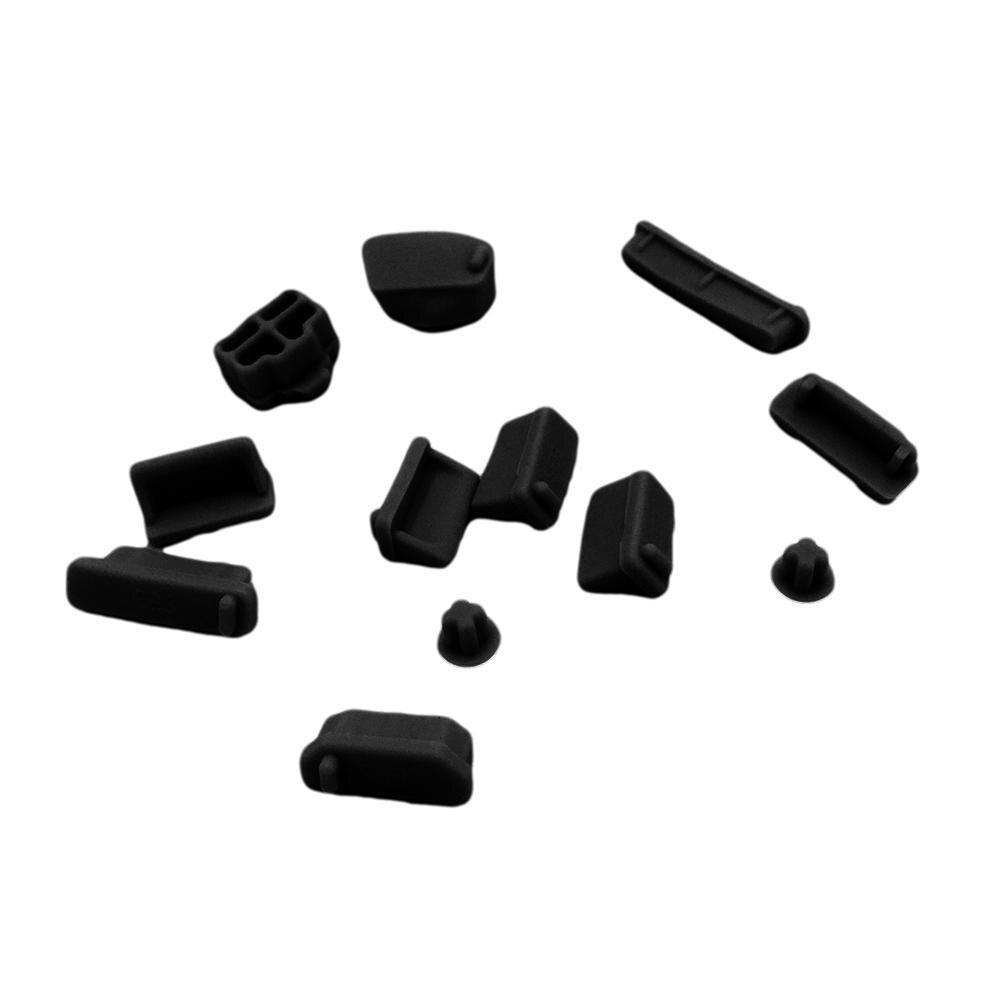 1 Bag Universal Elastic Silicone Anti-dust Laptop Port Protector Dustproof Notebook Computer Port Plug Anti-dust Stopper Cover