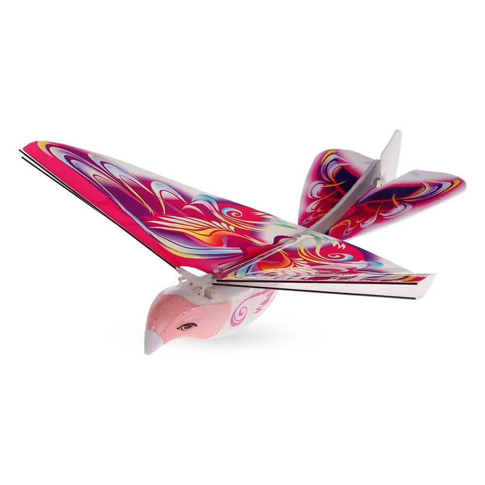 TECHBOY 98083+ 2.4GHz Remote Control Authentic E-Bird Butterfly Flying Bird RC Toys: Pink