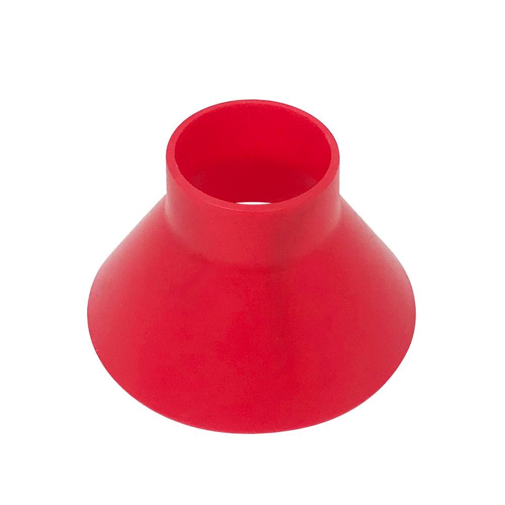 Plastic Cone Shaped Magic Car Windshield Snow Remover Shovel Ice Scraper Outdoor Windows Glass Cleaning Tool Funnel: Red 7.5cm